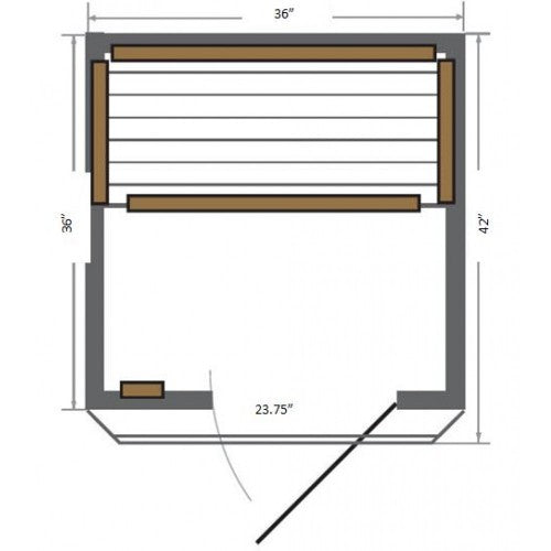 1-2 Person Indoor Infrared Sauna