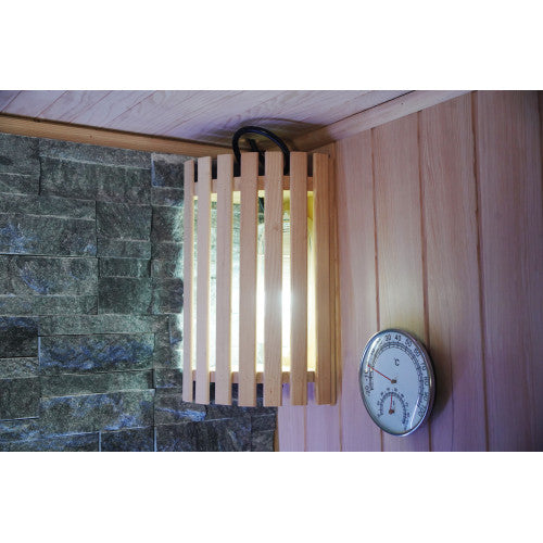 Rockledge 2-Person Luxury Indoor Traditional Sauna with 4.5kW Harvia Heater