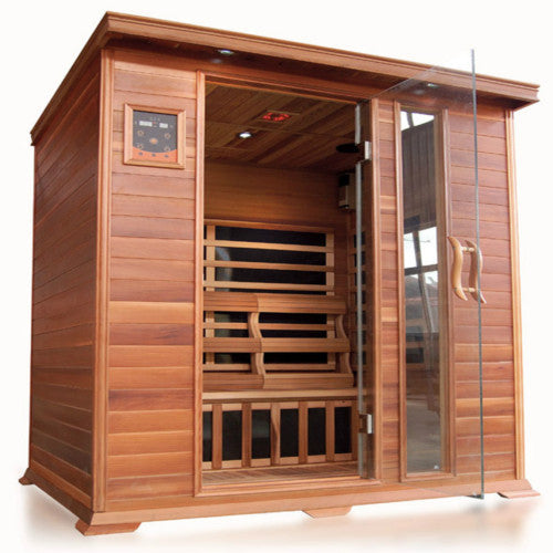 3-Person Indoor Infrared Cedar Sauna