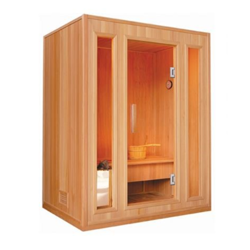 3-Person Indoor Traditional Sauna Single Bench