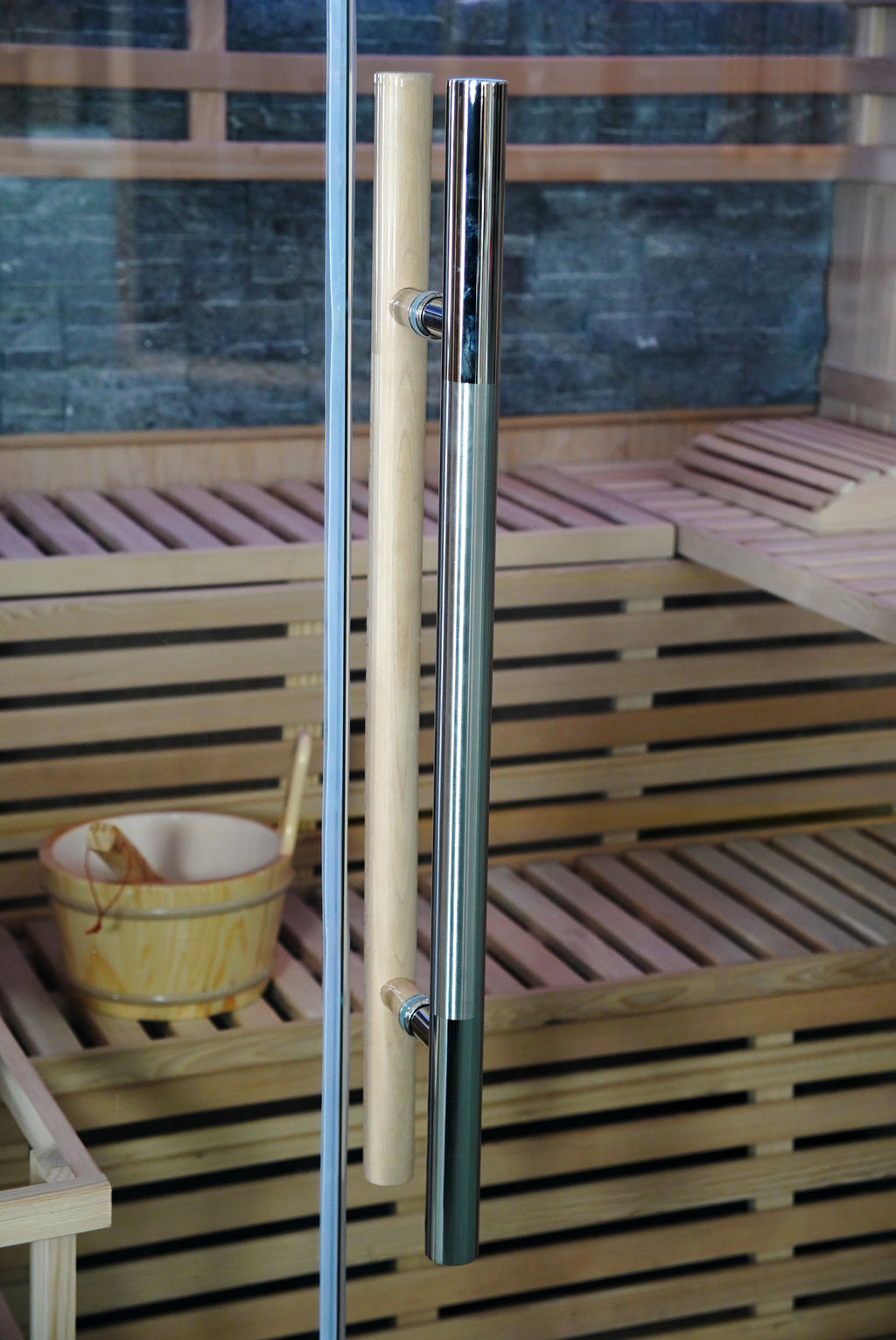 Galaxie 4-Person Indoor Traditional Sauna with Double Bench and 6kW Harvia Heater