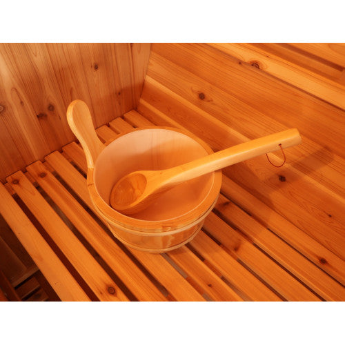 Galley 4-Person Traditional Barrel Sauna