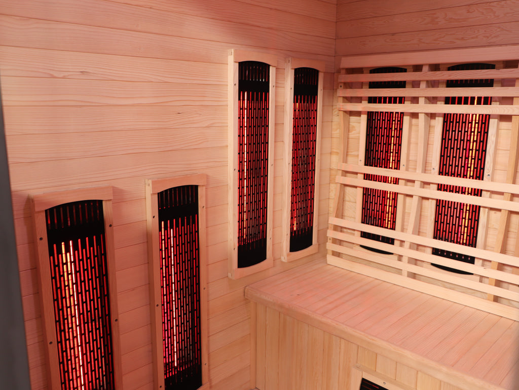 Pacific 4-Person Modern Outdoor Infrared Sauna