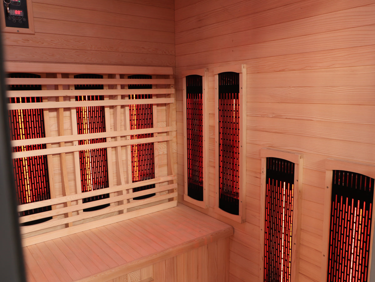 Pacific 4-Person Modern Outdoor Infrared Sauna