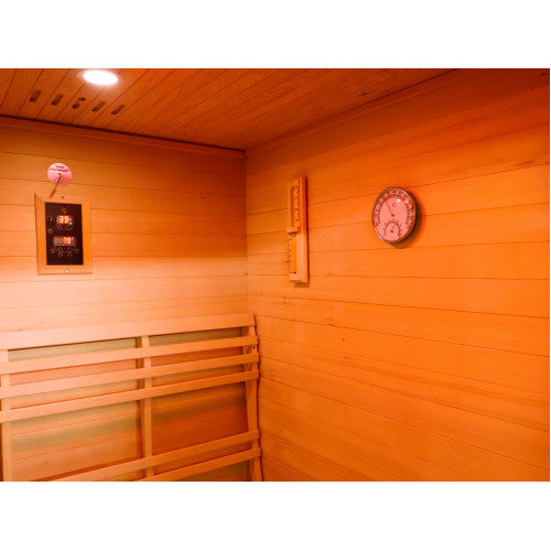 Bristow 2-Person Outdoor Wet/Dry Traditional Sauna with 4.5kW Harvia Heater