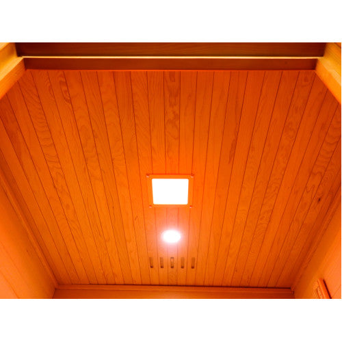 Eagle 2 Person Outdoor Traditional Wet/Dry Sauna with 4.5kW Harvia Heater