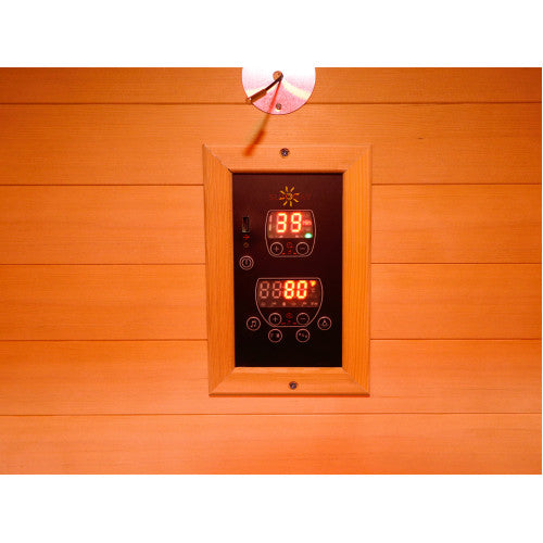 Bristow 2-Person Outdoor Wet/Dry Traditional Sauna with 4.5kW Harvia Heater