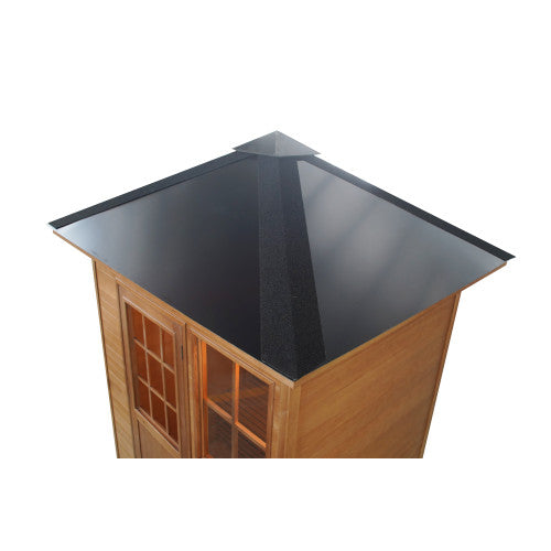 Freeport 3-Person Outdoor Traditional Wet/Dry Sauna with 4.5kW Harvia Heater