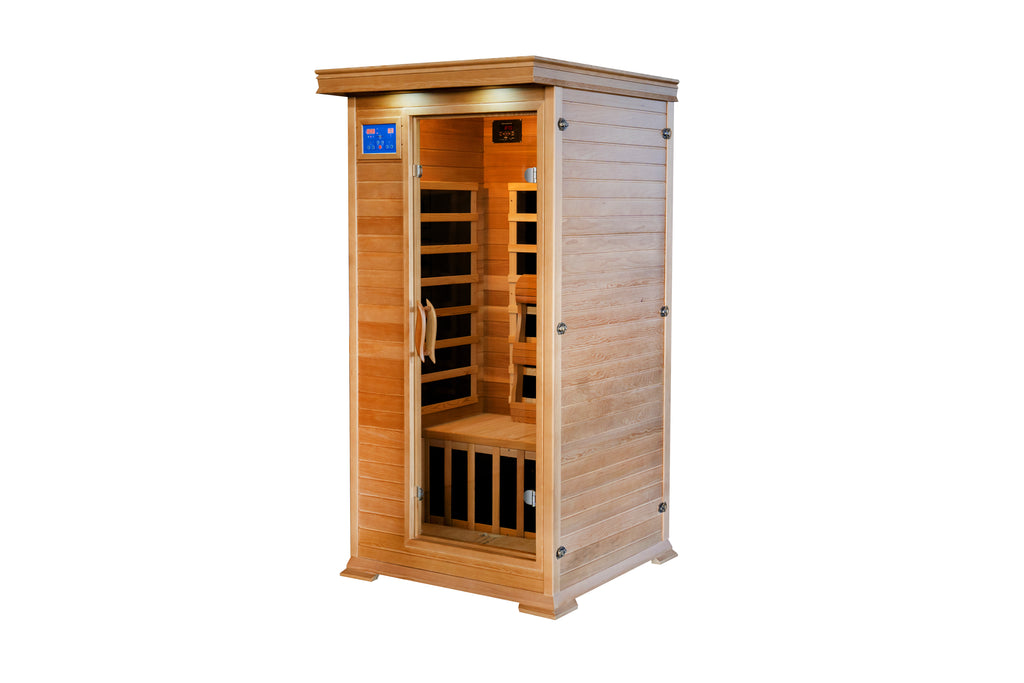 1-2 Person Indoor Infrared Cedar Sauna
