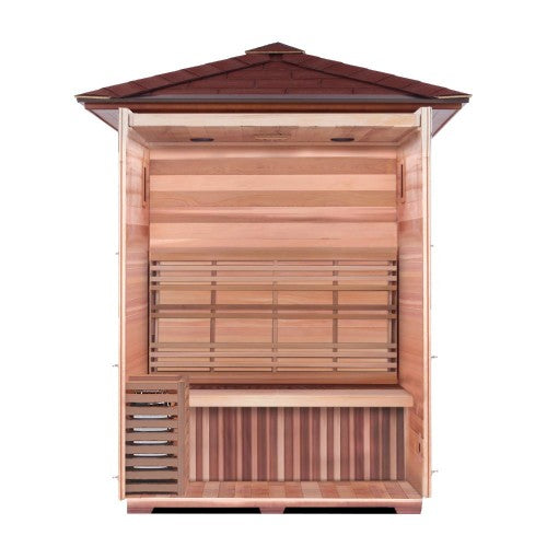 Waverly 3-Person Outdoor Traditional Sauna With Harvia Heater