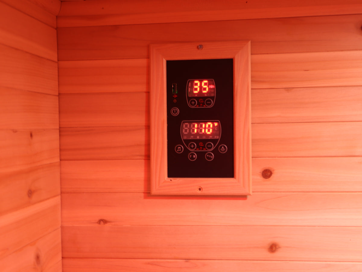 Burlington 2-Person Outdoor Infrared Sauna