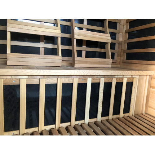 3-Person Indoor Infrared Cedar Sauna