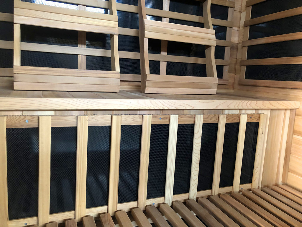4-Person Indoor Infrared Cedar Sauna