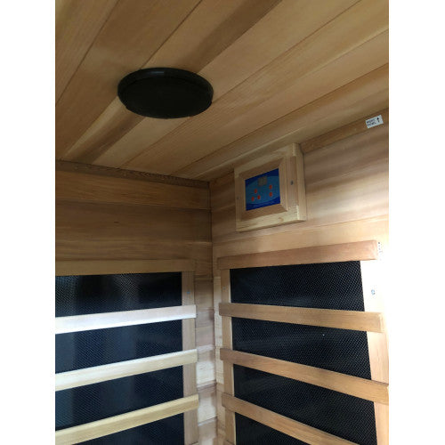 3-Person Indoor Infrared Cedar Sauna