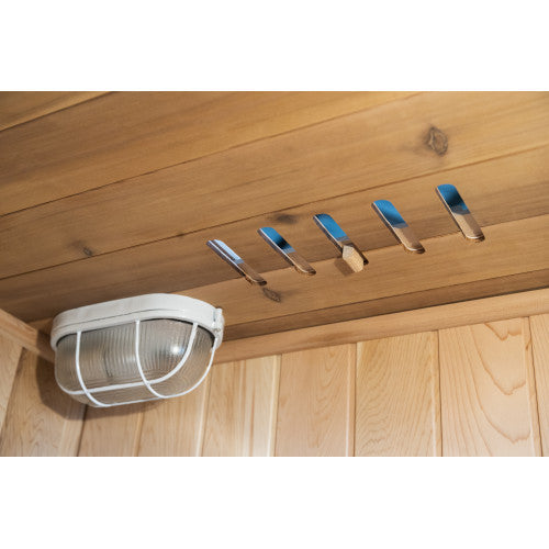 3 Person Indoor Traditional Sauna Double Bench