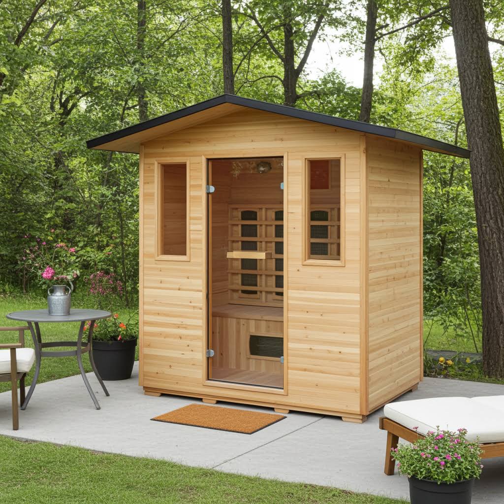 Cayenne 4-Person Outdoor Infrared Sauna
