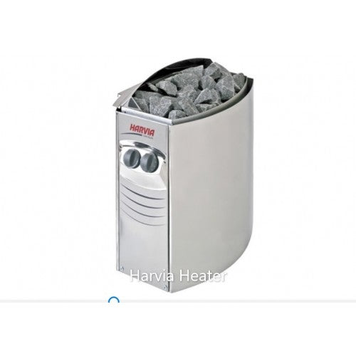 4-Person Indoor Traditional Sauna Double Bench with 6kW Harvia Heater