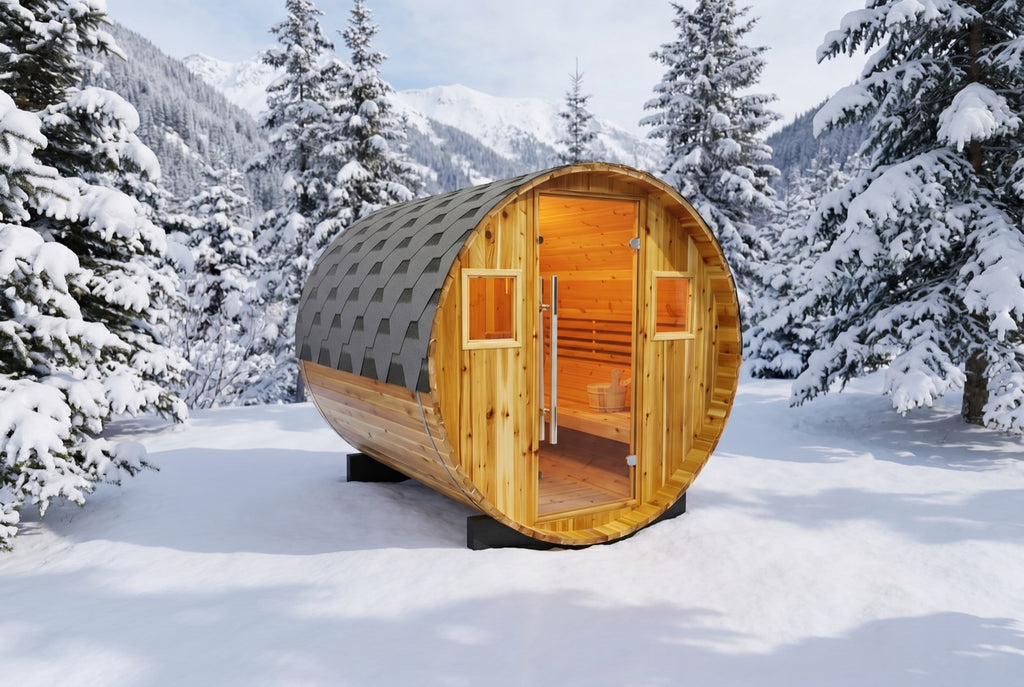 Galley 4-Person Traditional Barrel Sauna