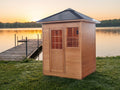 Freeport 3-Person Outdoor Traditional Wet/Dry Sauna with 4.5kW Harvia Heater